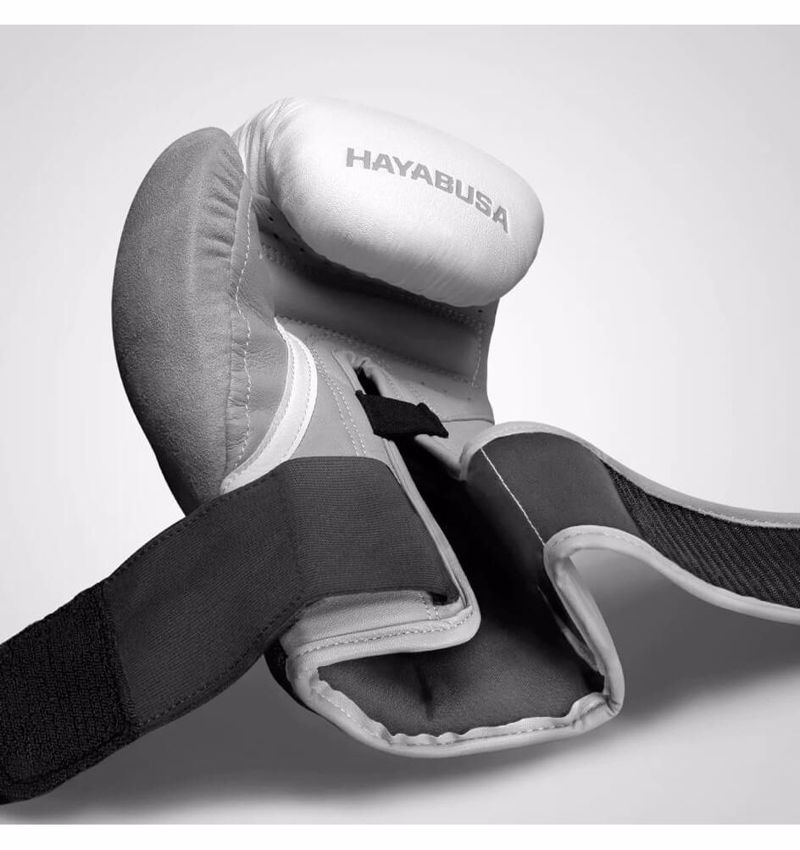 Hayabusa T3 Boxing Gloves -white/grey